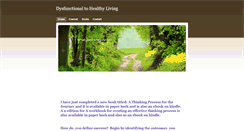 Desktop Screenshot of dysfunctionaltohealthyliving.com